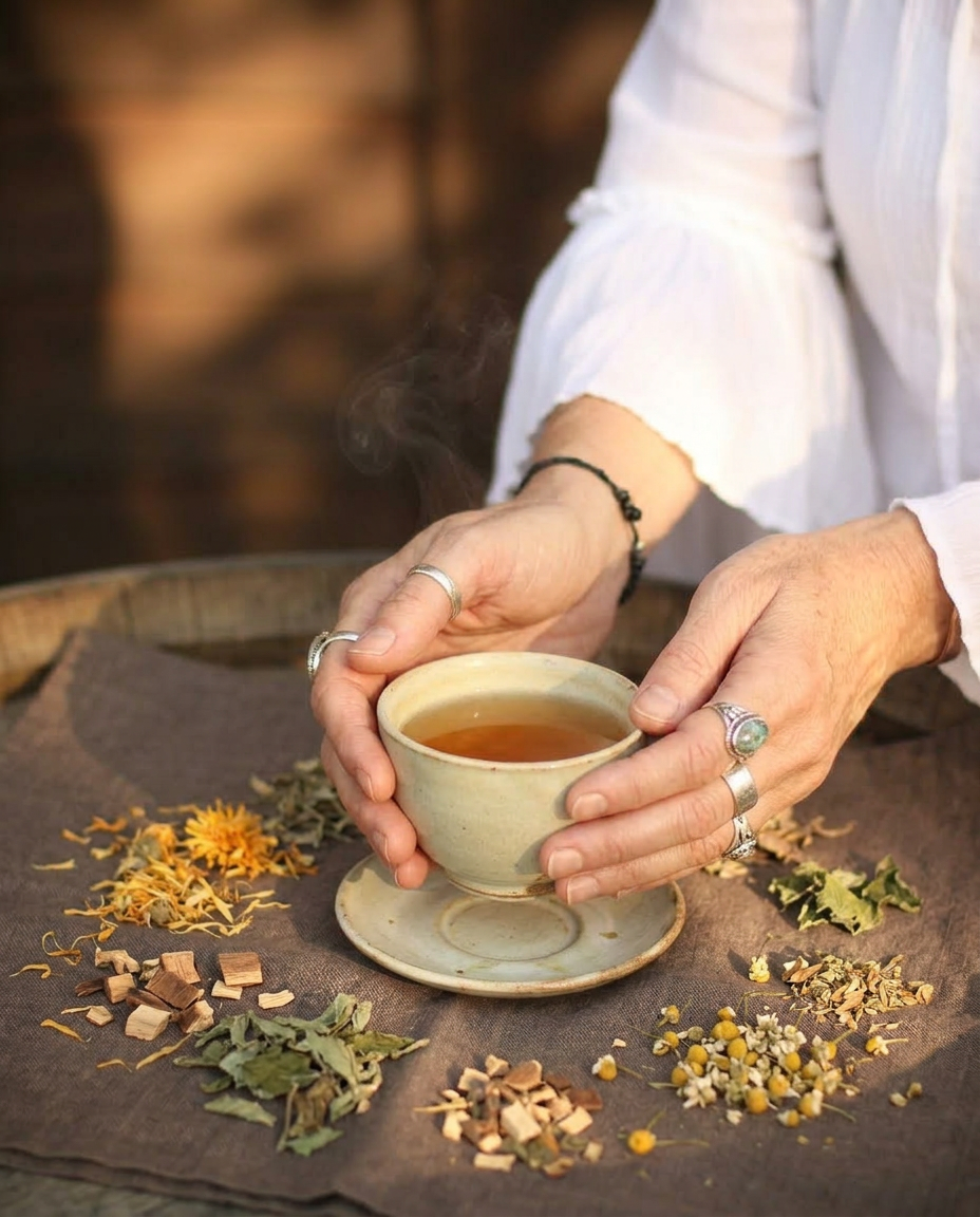 Hand Holding Cup Image